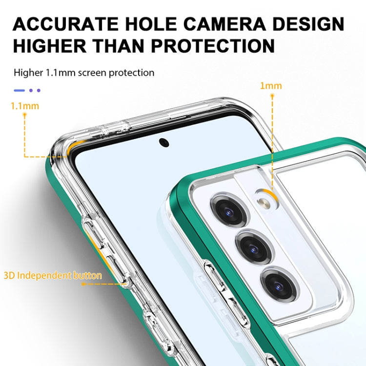 For Samsung Galaxy S21+ 5G Bright Series Clear Acrylic + PC+TPU Shockproof Case