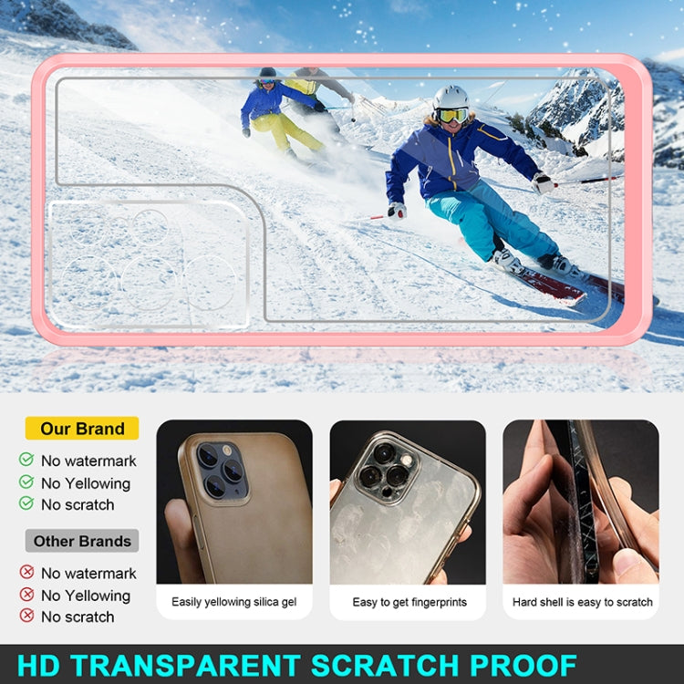For Samsung Galaxy S21 Ultra 5G Bright Series Clear Acrylic + PC+TPU Shockproof Case