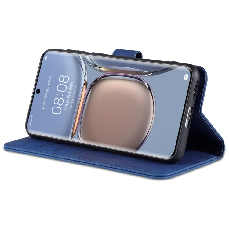 For Huawei P50 Pro AZNS Skin Feel Calf Texture Horizontal Flip Leather Case with Card Slots & Holder & Wallet