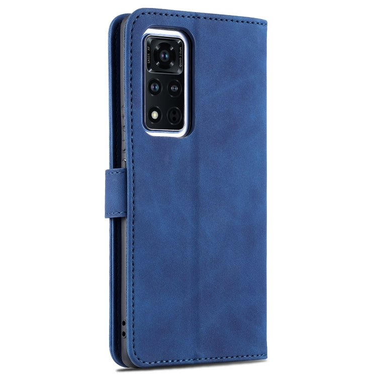 For Honor V40 AZNS Skin Feel Calf Texture Horizontal Flip Leather Case with Card Slots & Holder & Wallet