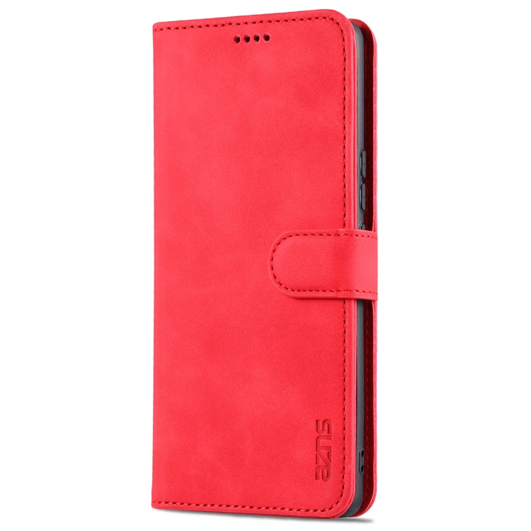For Honor V40 AZNS Skin Feel Calf Texture Horizontal Flip Leather Case with Card Slots & Holder & Wallet