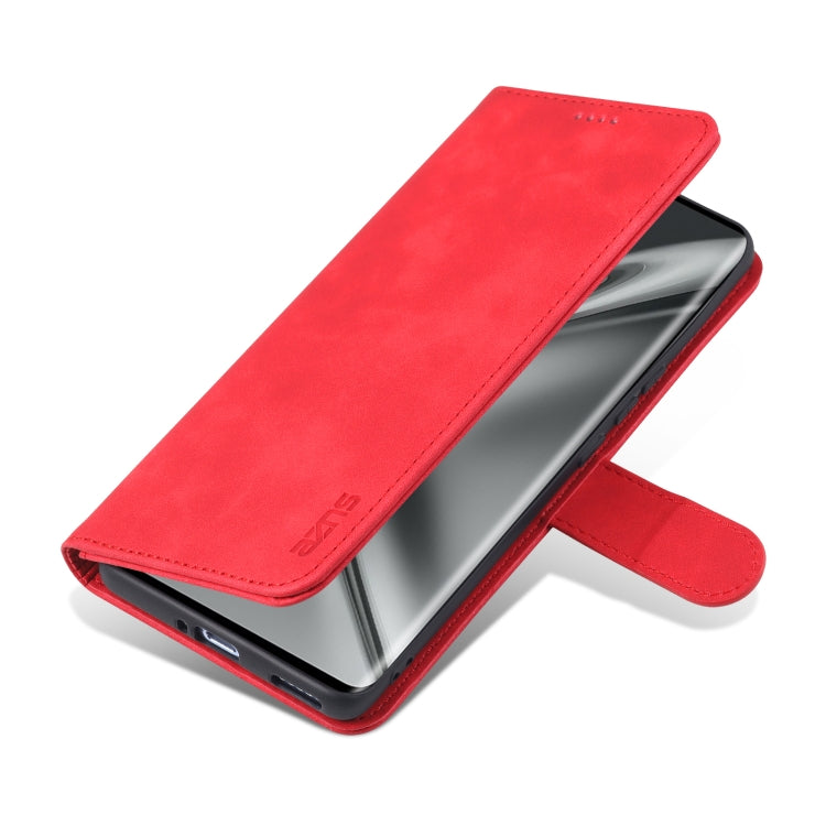 For Honor V40 AZNS Skin Feel Calf Texture Horizontal Flip Leather Case with Card Slots & Holder & Wallet