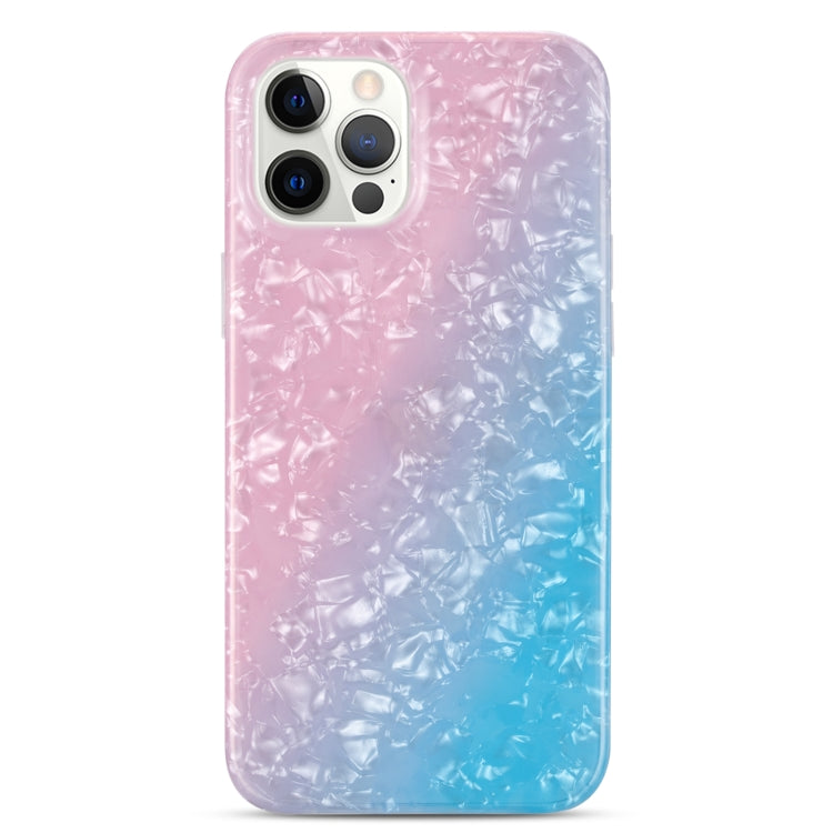 For iPhone 13 mini Gradient Color Shell Texture IMD TPU Shockproof Case