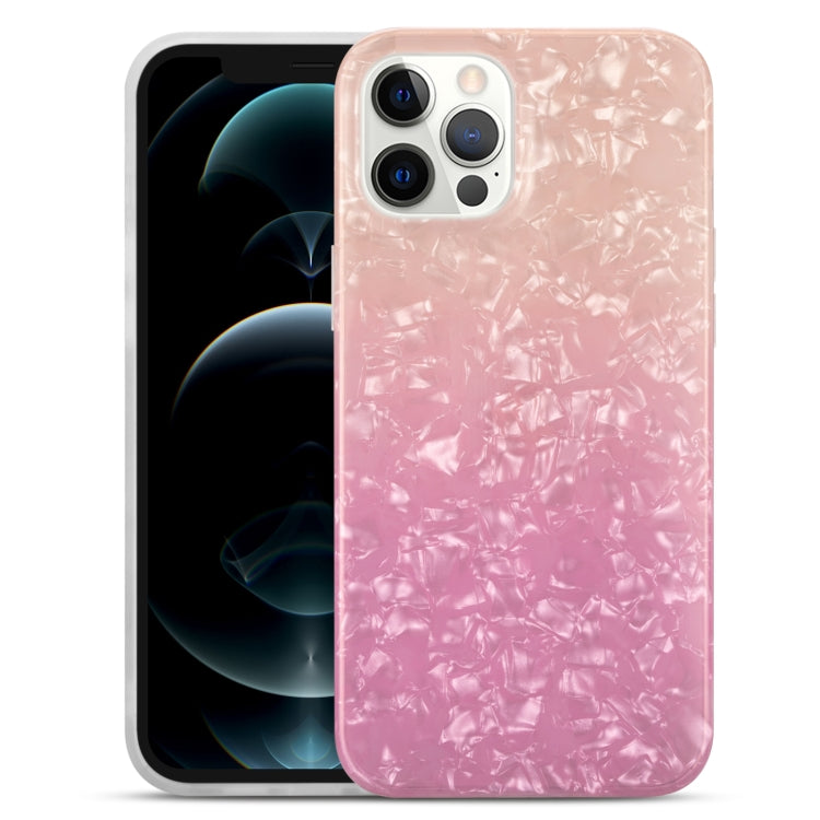 For iPhone 13 mini Gradient Color Shell Texture IMD TPU Shockproof Case