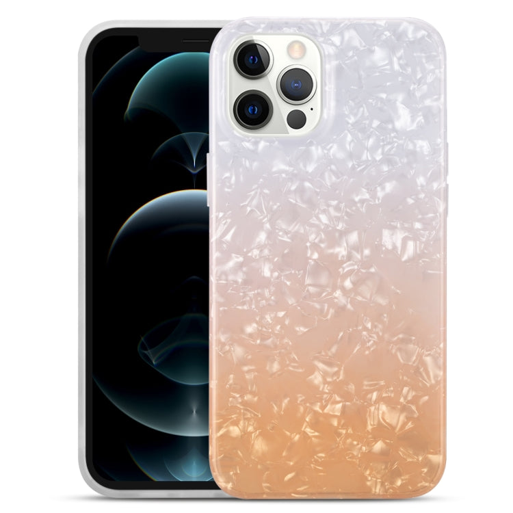 For iPhone 13 mini Gradient Color Shell Texture IMD TPU Shockproof Case
