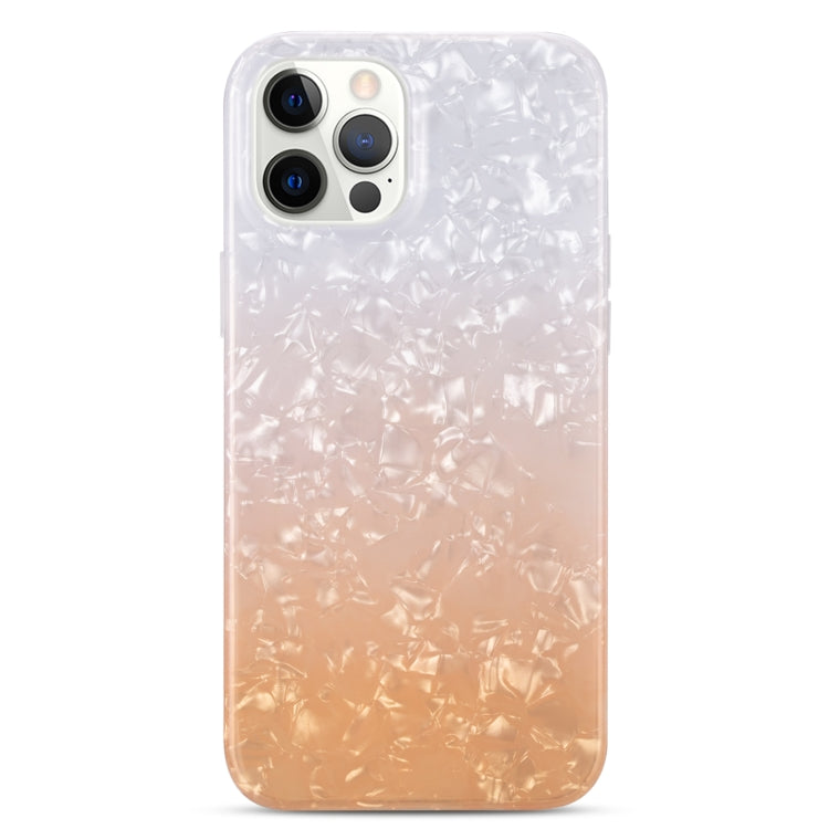 For iPhone 12 / 12 Pro Gradient Color Shell Texture IMD TPU Shockproof Case