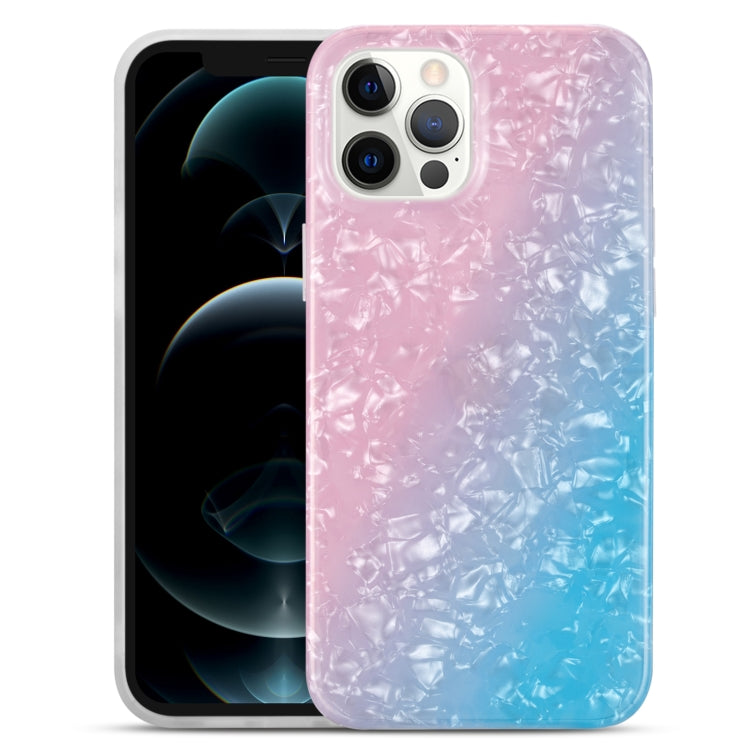 For iPhone 11 Pro Gradient Color Shell Texture IMD TPU Shockproof Case