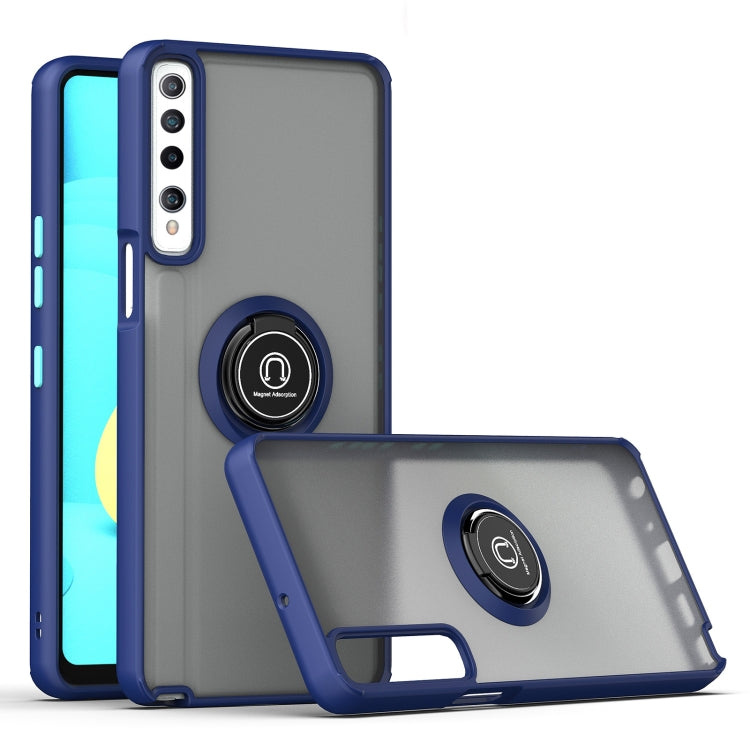 For LG Stylo 7 Q Shadow 1 Series TPU + PC Protective Case with 360 Degrees Rotate Ring Holder