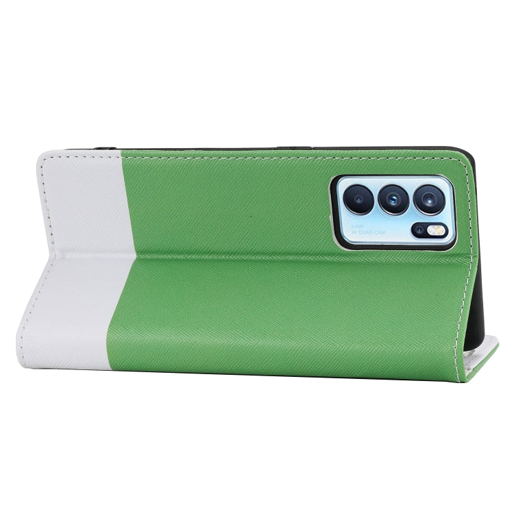 For OPPO A74 5G Cross Texture Magnetic Horizontal Flip Leather Case with Card Slots & Holder & Wallet