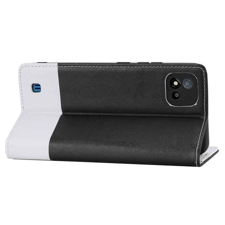 For OPPO Realme C15 Cross Texture Magnetic Horizontal Flip Leather Case with Card Slots & Holder & Wallet