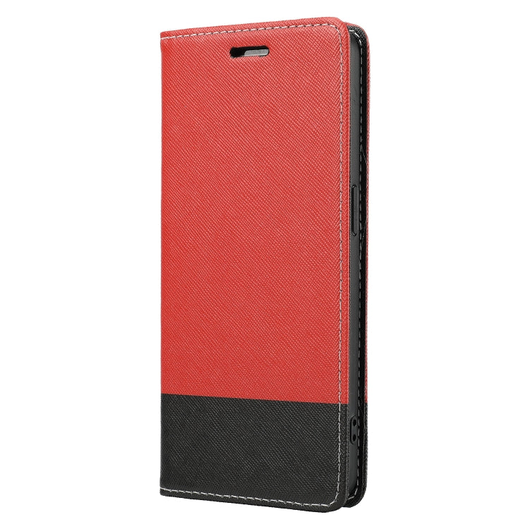 For OPPO Realme C15 Cross Texture Magnetic Horizontal Flip Leather Case with Card Slots & Holder & Wallet