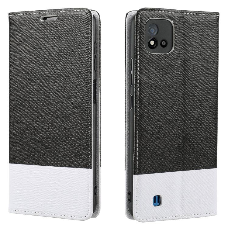 For OPPO Realme C11 2021 Cross Texture Magnetic Horizontal Flip Leather Case with Card Slots & Holder & Wallet