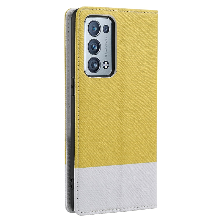 For OPPO Reno6 Pro+ 5G Cross Texture Magnetic Horizontal Flip Leather Case with Card Slots & Holder & Wallet