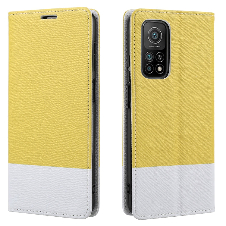 For Xiaomi Mi 10T 5G Cross Texture Magnetic Horizontal Flip Leather Case with Card Slots & Holder & Wallet