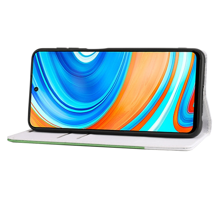 For Xiaomi Redmi Note 9 Pro Cross Texture Magnetic Horizontal Flip Leather Case with Card Slots & Holder & Wallet