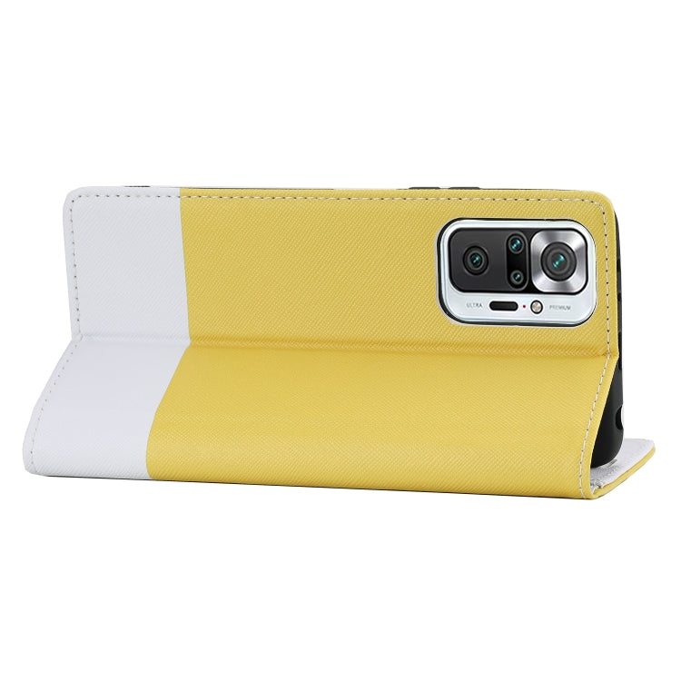 For Xiaomi Redmi Note 10 Pro Cross Texture Magnetic Horizontal Flip Leather Case with Card Slots & Holder & Wallet