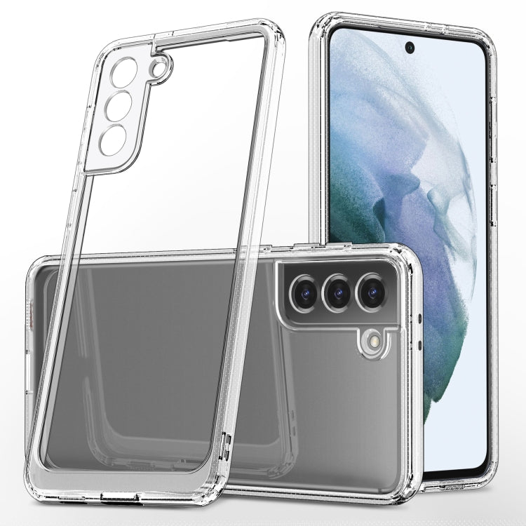 For Samsung Galaxy S21+ 5G Acrylic + TPU Accurate Hole Transparent Shockproof Case