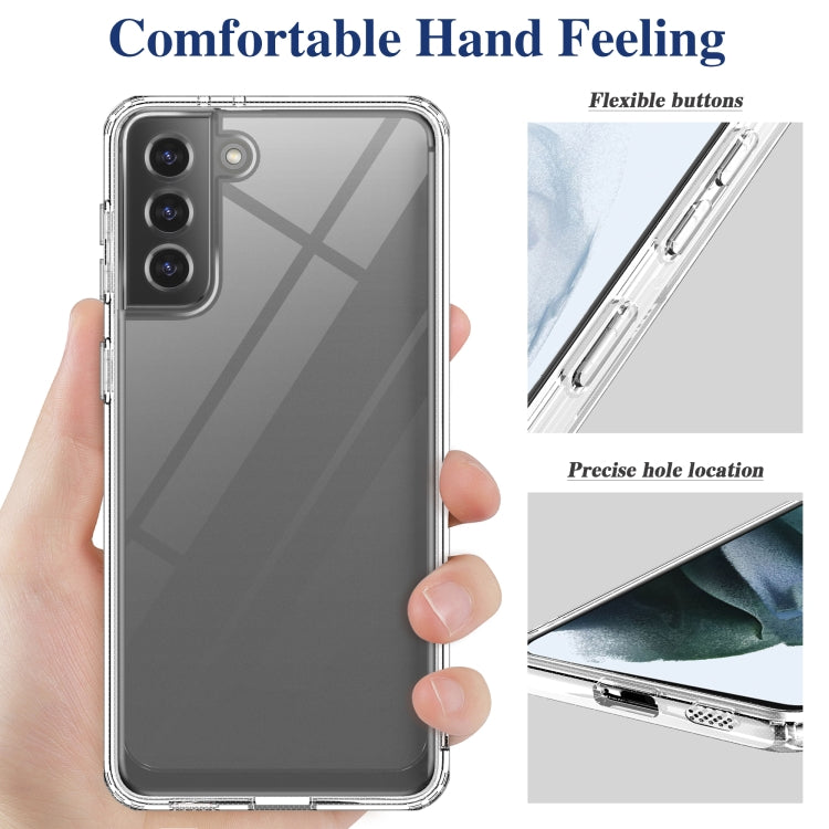 For Samsung Galaxy S21+ 5G Acrylic + TPU Accurate Hole Transparent Shockproof Case