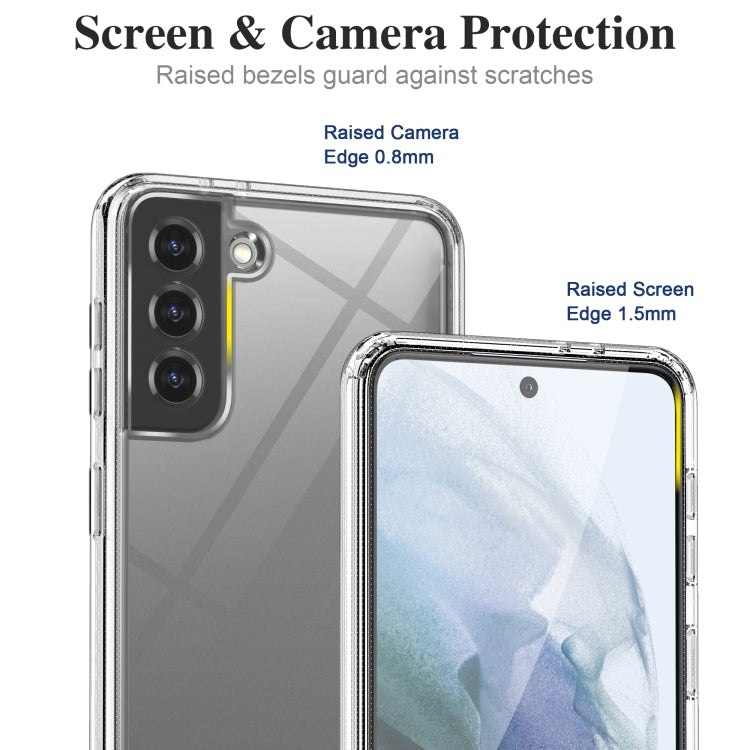 For Samsung Galaxy S21+ 5G Acrylic + TPU Accurate Hole Transparent Shockproof Case