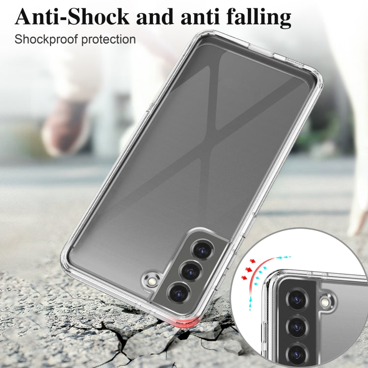 For Samsung Galaxy S21+ 5G Acrylic + TPU Accurate Hole Transparent Shockproof Case