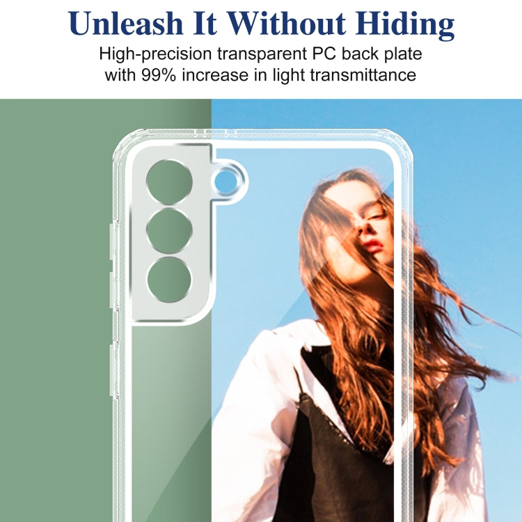 For Samsung Galaxy S21+ 5G Acrylic + TPU Accurate Hole Transparent Shockproof Case