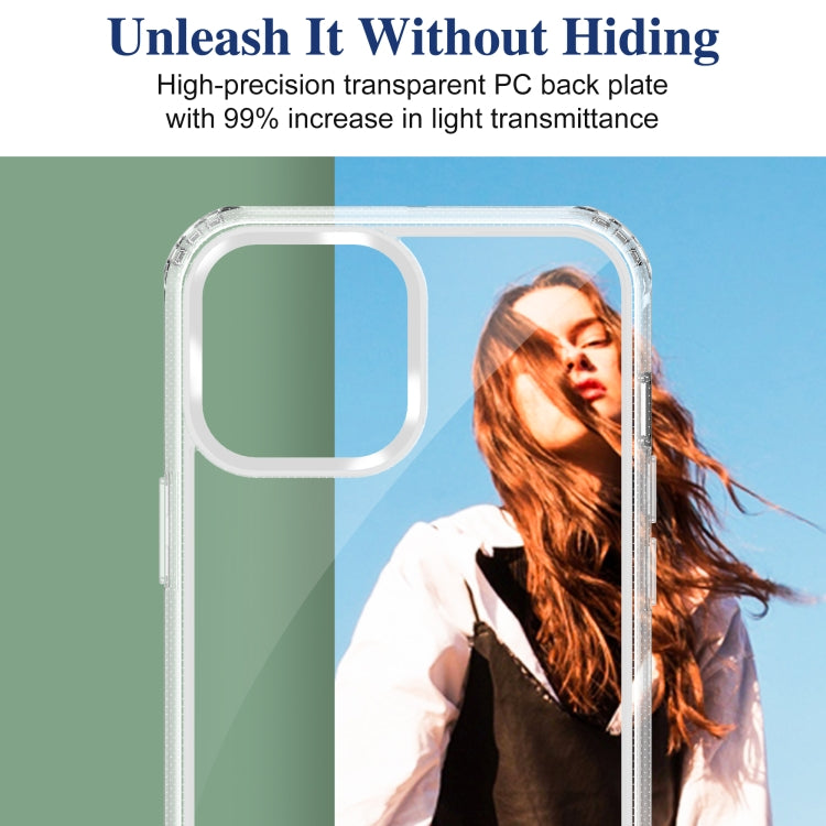 For iPhone 13 Pro Acrylic + TPU Accurate Hole Transparent Shockproof Case