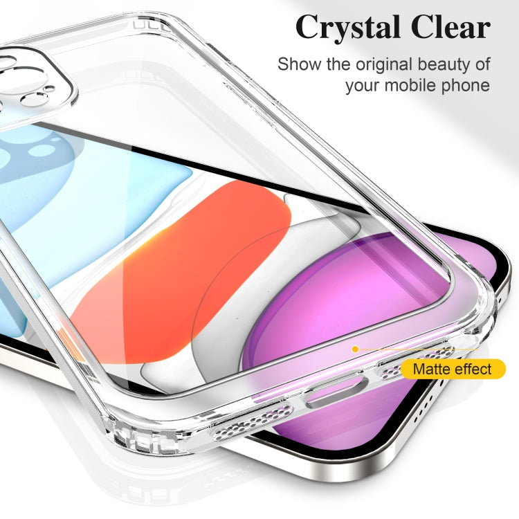 For iPhone 12 Pro Max Acrylic + TPU Accurate Hole Transparent Shockproof Case