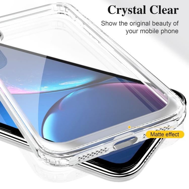 For iPhone XR Acrylic + TPU Accurate Hole Transparent Shockproof Case