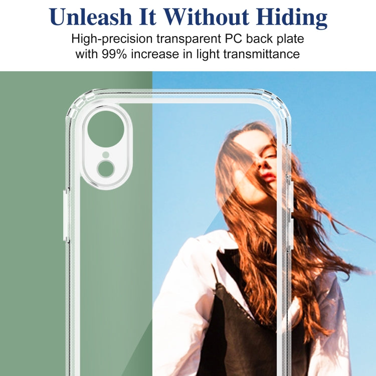 For iPhone XR Acrylic + TPU Accurate Hole Transparent Shockproof Case