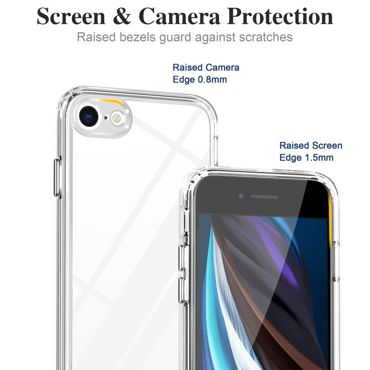 For iPhone SE 2022 / SE 2020 / 8 / 7 Acrylic + TPU Accurate Hole Transparent Shockproof Case