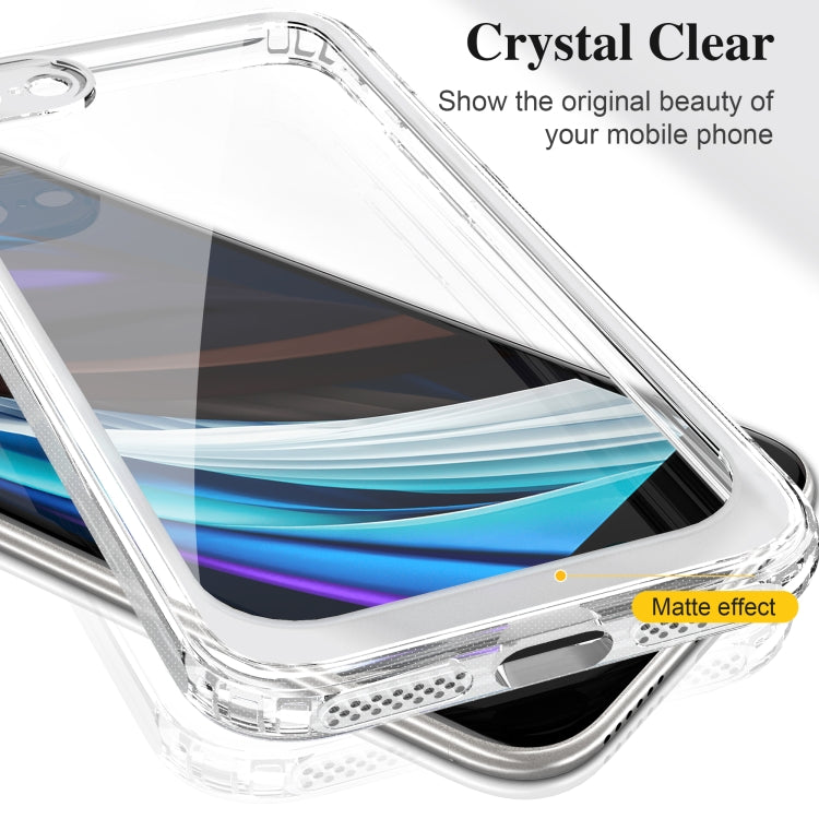 For iPhone SE 2022 / SE 2020 / 8 / 7 Acrylic + TPU Accurate Hole Transparent Shockproof Case