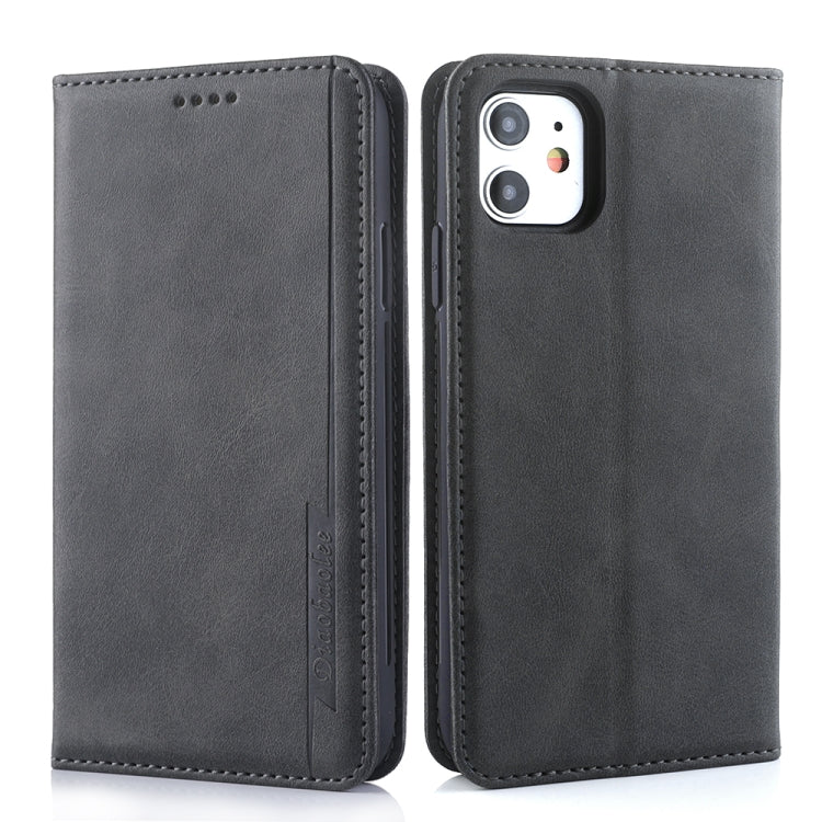 For iPhone 11 Diaobaolee Gemini Magnetic Buckle Horizontal Flip Leather Case with Holder & Card Slots