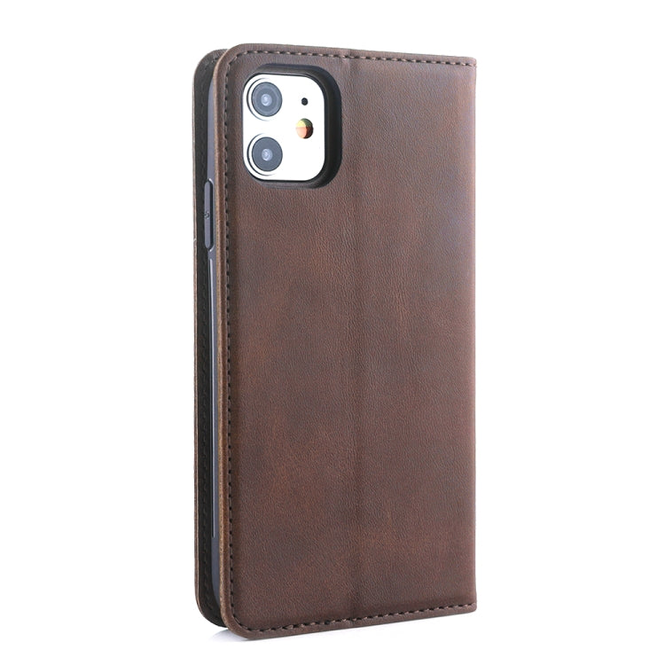 For iPhone 11 Diaobaolee Gemini Magnetic Buckle Horizontal Flip Leather Case with Holder & Card Slots