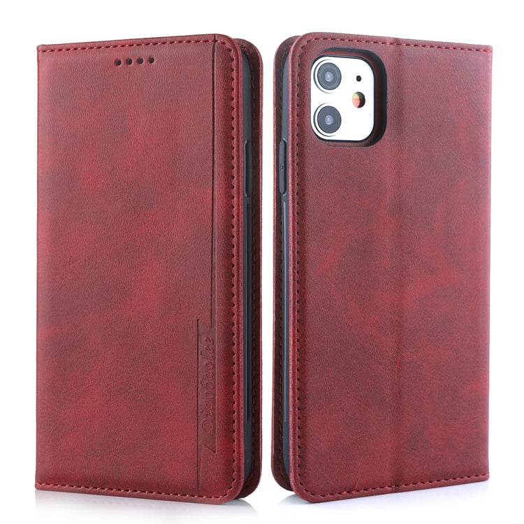 For iPhone 11 Diaobaolee Gemini Magnetic Buckle Horizontal Flip Leather Case with Holder & Card Slots