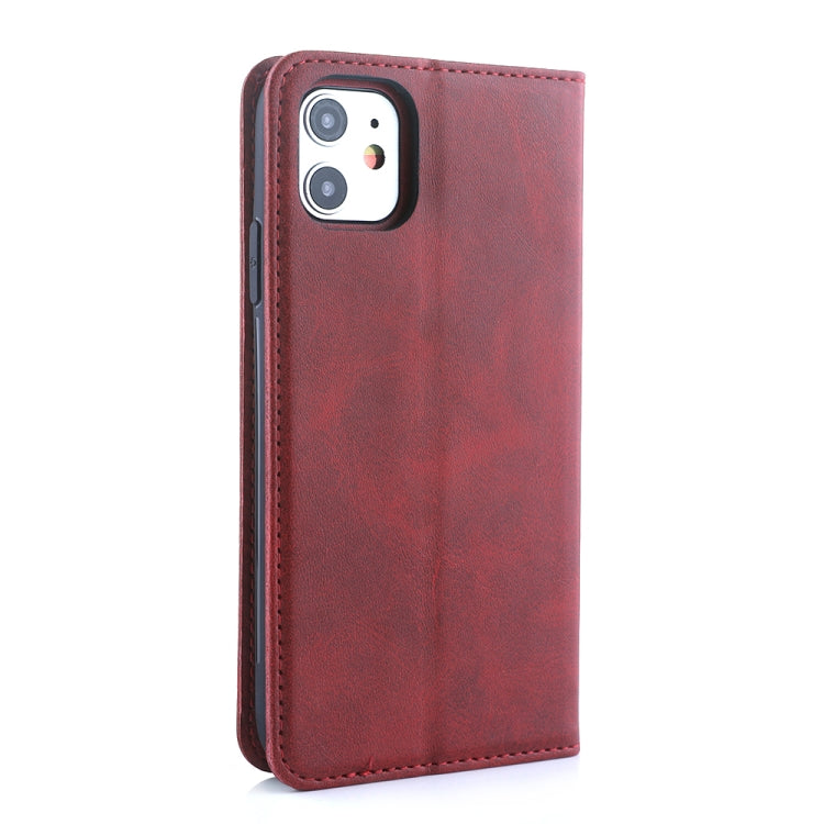 For iPhone 11 Diaobaolee Gemini Magnetic Buckle Horizontal Flip Leather Case with Holder & Card Slots
