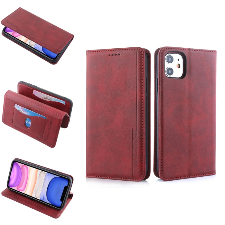 For iPhone 11 Diaobaolee Gemini Magnetic Buckle Horizontal Flip Leather Case with Holder & Card Slots