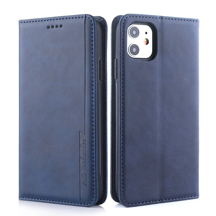 For iPhone 11 Diaobaolee Gemini Magnetic Buckle Horizontal Flip Leather Case with Holder & Card Slots
