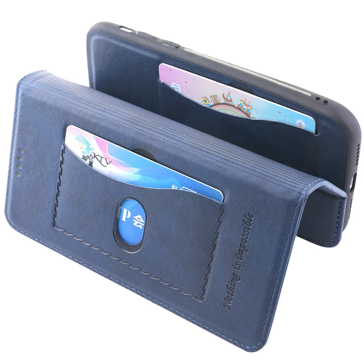 For iPhone 11 Diaobaolee Gemini Magnetic Buckle Horizontal Flip Leather Case with Holder & Card Slots