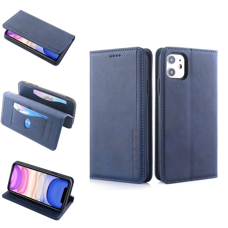 For iPhone 11 Diaobaolee Gemini Magnetic Buckle Horizontal Flip Leather Case with Holder & Card Slots