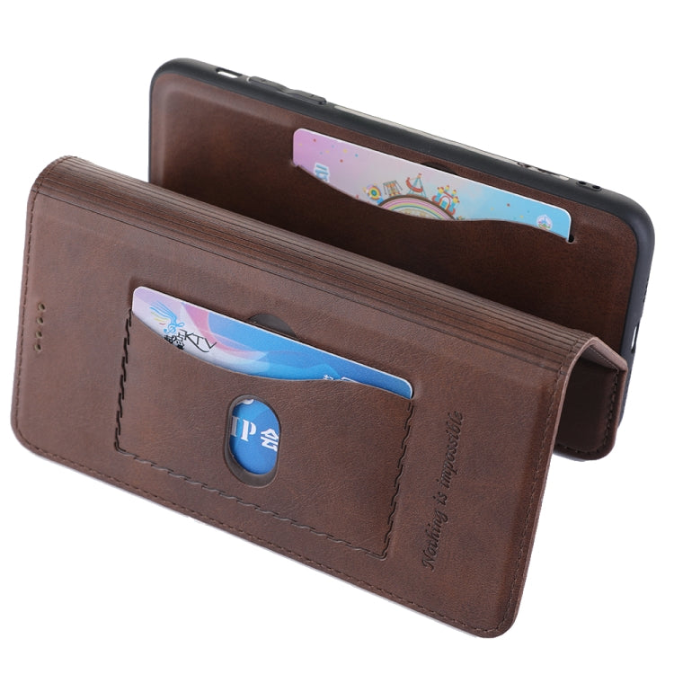 For iPhone 11 Pro Diaobaolee Gemini Magnetic Buckle Horizontal Flip Leather Case with Holder & Card Slots