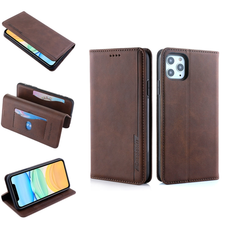 For iPhone 11 Pro Diaobaolee Gemini Magnetic Buckle Horizontal Flip Leather Case with Holder & Card Slots