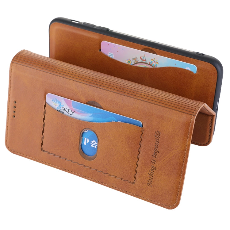 For iPhone 11 Pro Diaobaolee Gemini Magnetic Buckle Horizontal Flip Leather Case with Holder & Card Slots
