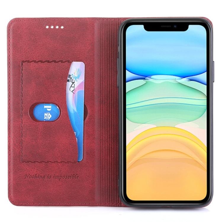 For iPhone 11 Pro Diaobaolee Gemini Magnetic Buckle Horizontal Flip Leather Case with Holder & Card Slots