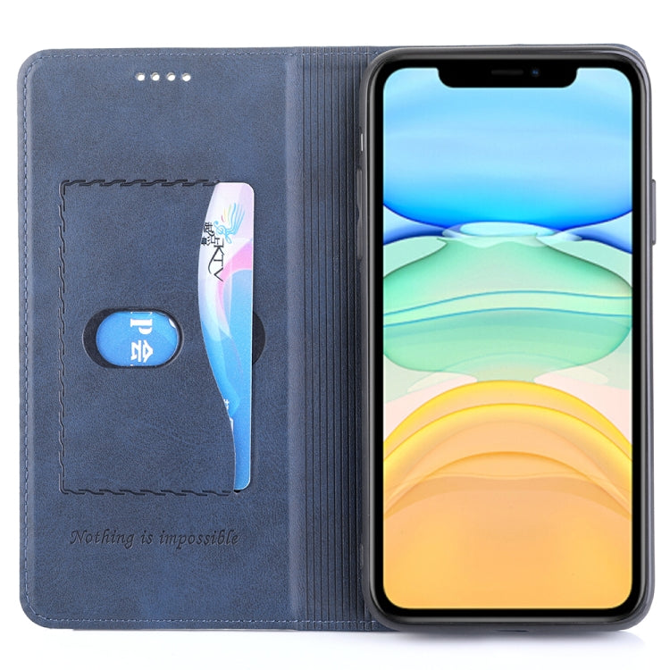 For iPhone 11 Pro Diaobaolee Gemini Magnetic Buckle Horizontal Flip Leather Case with Holder & Card Slots