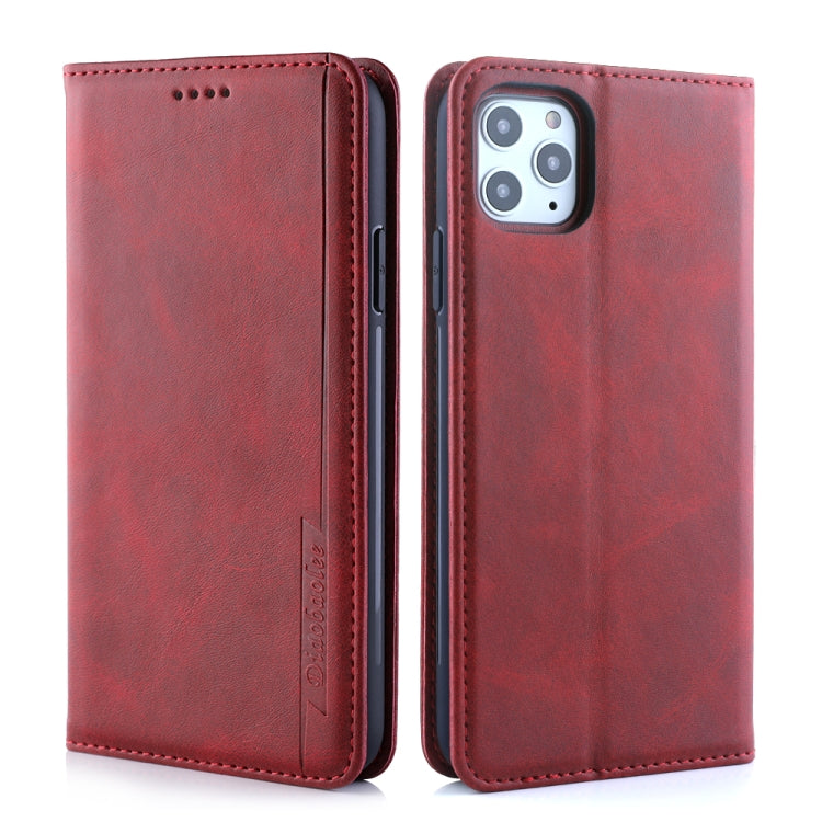 For iPhone 11 Pro Max Diaobaolee Gemini Magnetic Buckle Horizontal Flip Leather Case with Holder & Card Slots