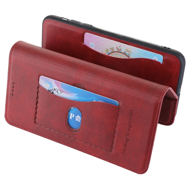 For iPhone 11 Pro Max Diaobaolee Gemini Magnetic Buckle Horizontal Flip Leather Case with Holder & Card Slots