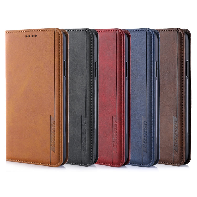 For iPhone 11 Pro Max Diaobaolee Gemini Magnetic Buckle Horizontal Flip Leather Case with Holder & Card Slots