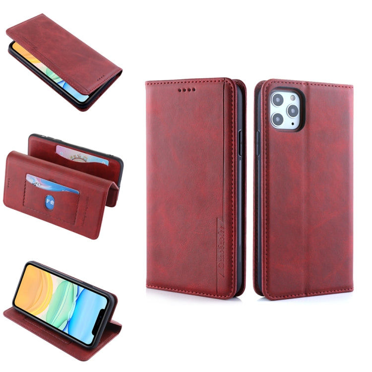 For iPhone 11 Pro Max Diaobaolee Gemini Magnetic Buckle Horizontal Flip Leather Case with Holder & Card Slots