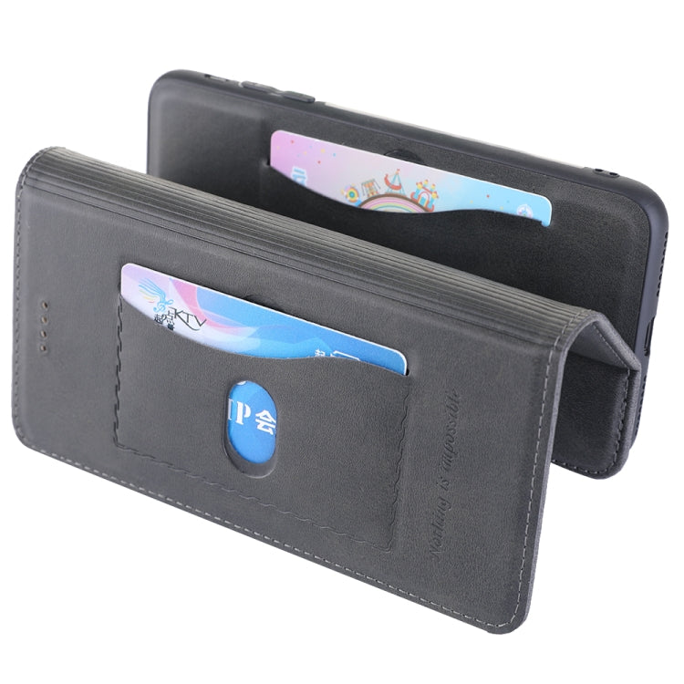 For iPhone SE 2022 / SE 2020 / 8 / 7 Diaobaolee Gemini Magnetic Buckle Horizontal Flip Leather Case with Holder & Card Slots