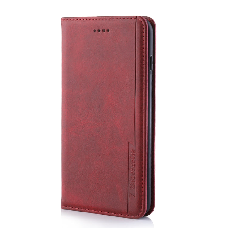 For iPhone SE 2022 / SE 2020 / 8 / 7 Diaobaolee Gemini Magnetic Buckle Horizontal Flip Leather Case with Holder & Card Slots